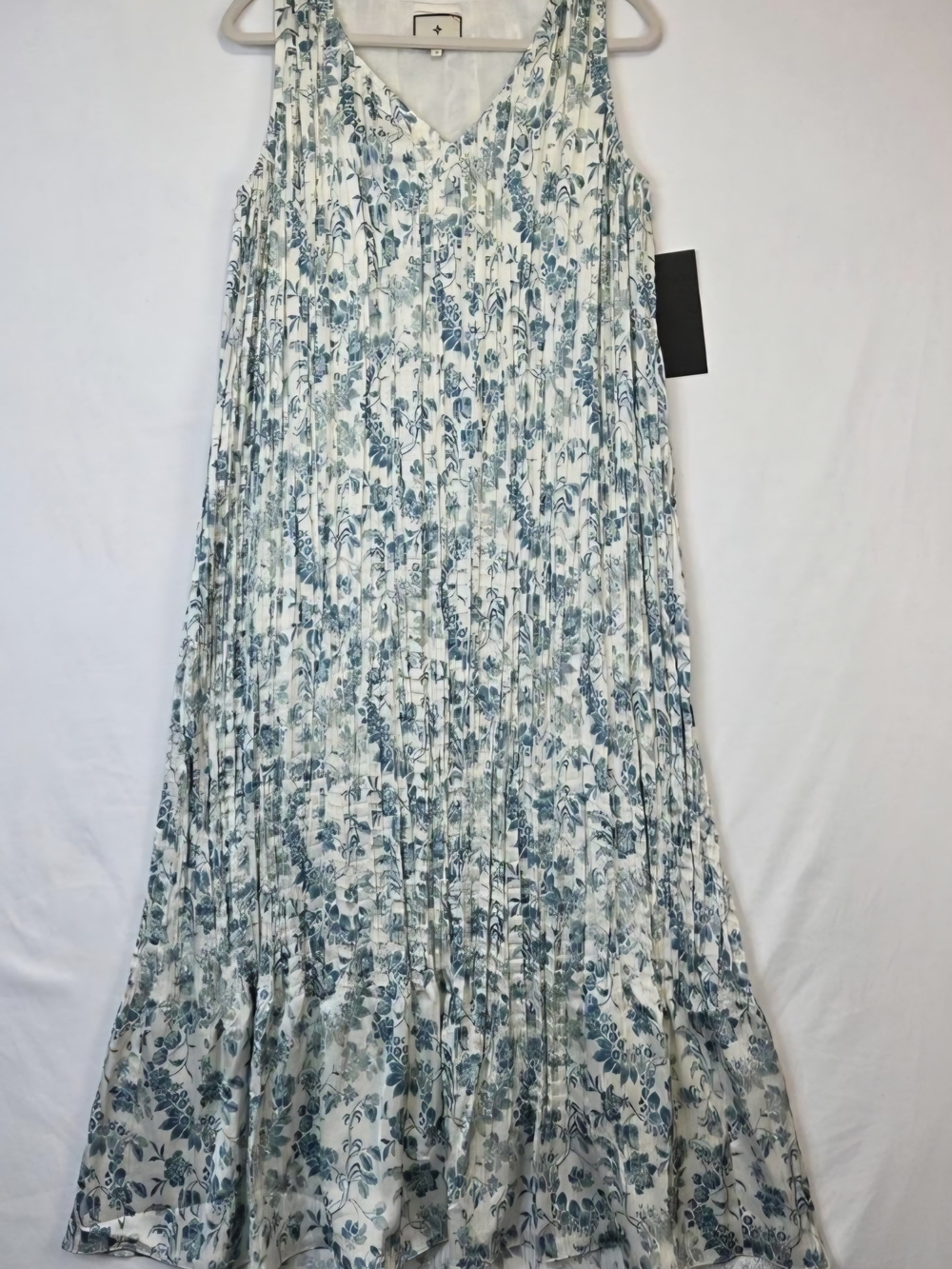 NWT Tuckernuck Blue And White Crinkle Dress Xs